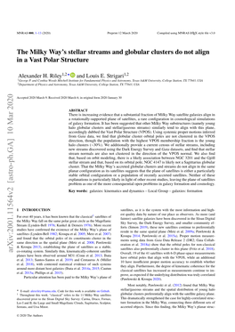 The Milky Way's Stellar Streams and Globular Clusters Do Not Align