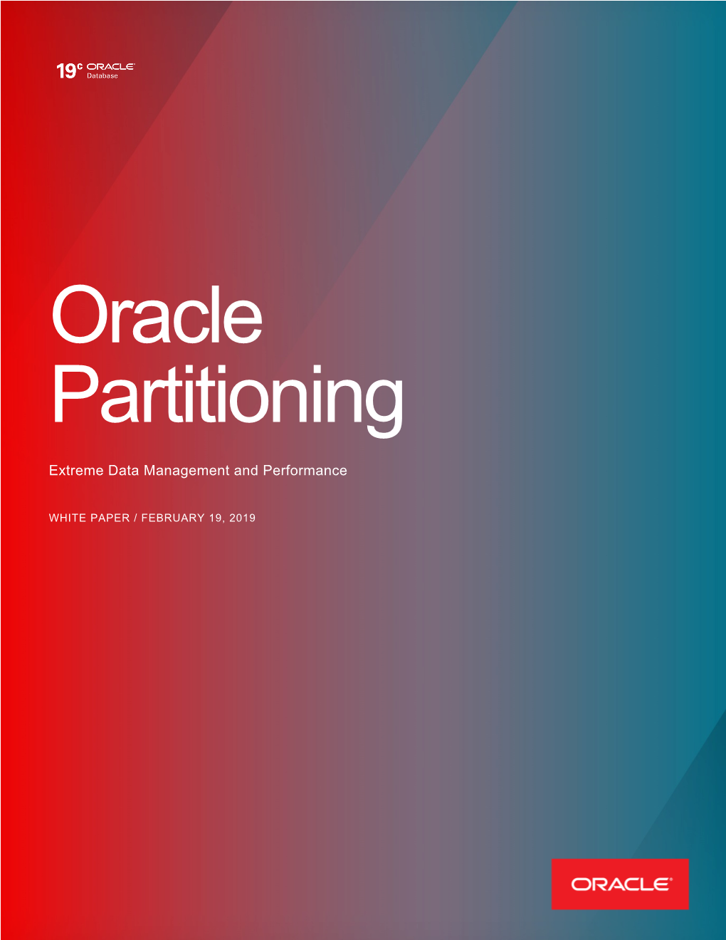 Oracle Partitioning