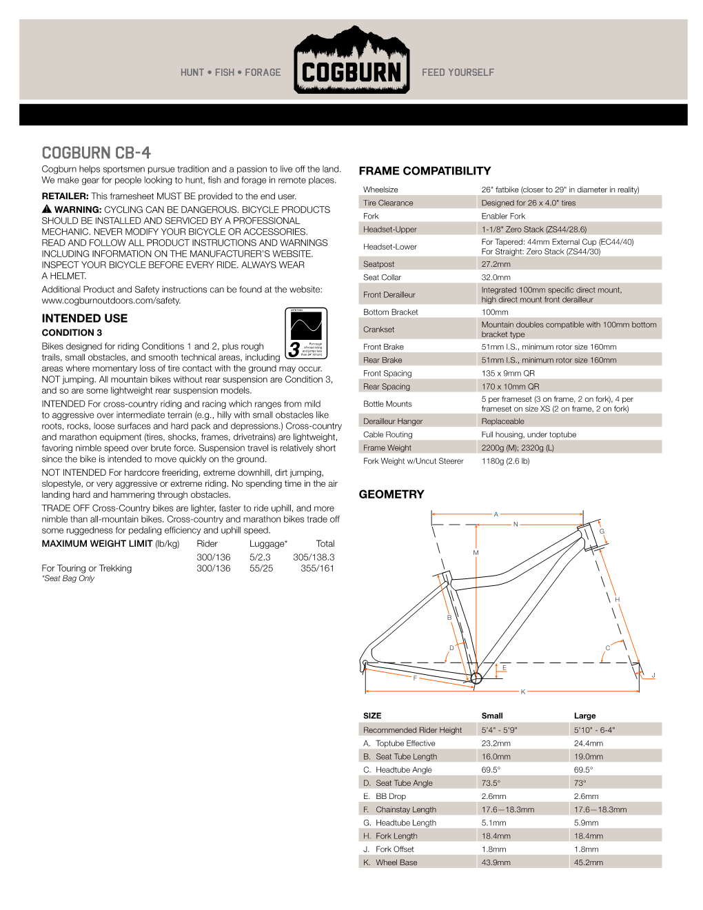 Cb4 Framesheet