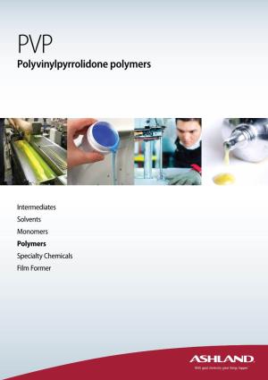 Polyvinylpyrrolidone Polymers