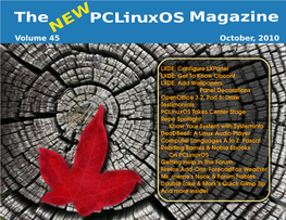 Screenshot Showcase 10 Pclinuxos Takes Center Stage the Pclinuxos Name, Logo and Colors Are the Trademark of 11 Double Take & Mark's Quick Gimp Tip Texstar