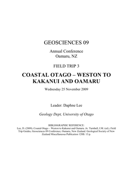 Coastal Otago – Weston to Kakanui and Oamaru