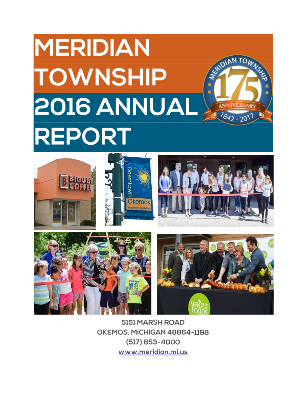 2016 Meridian Township Annual Report