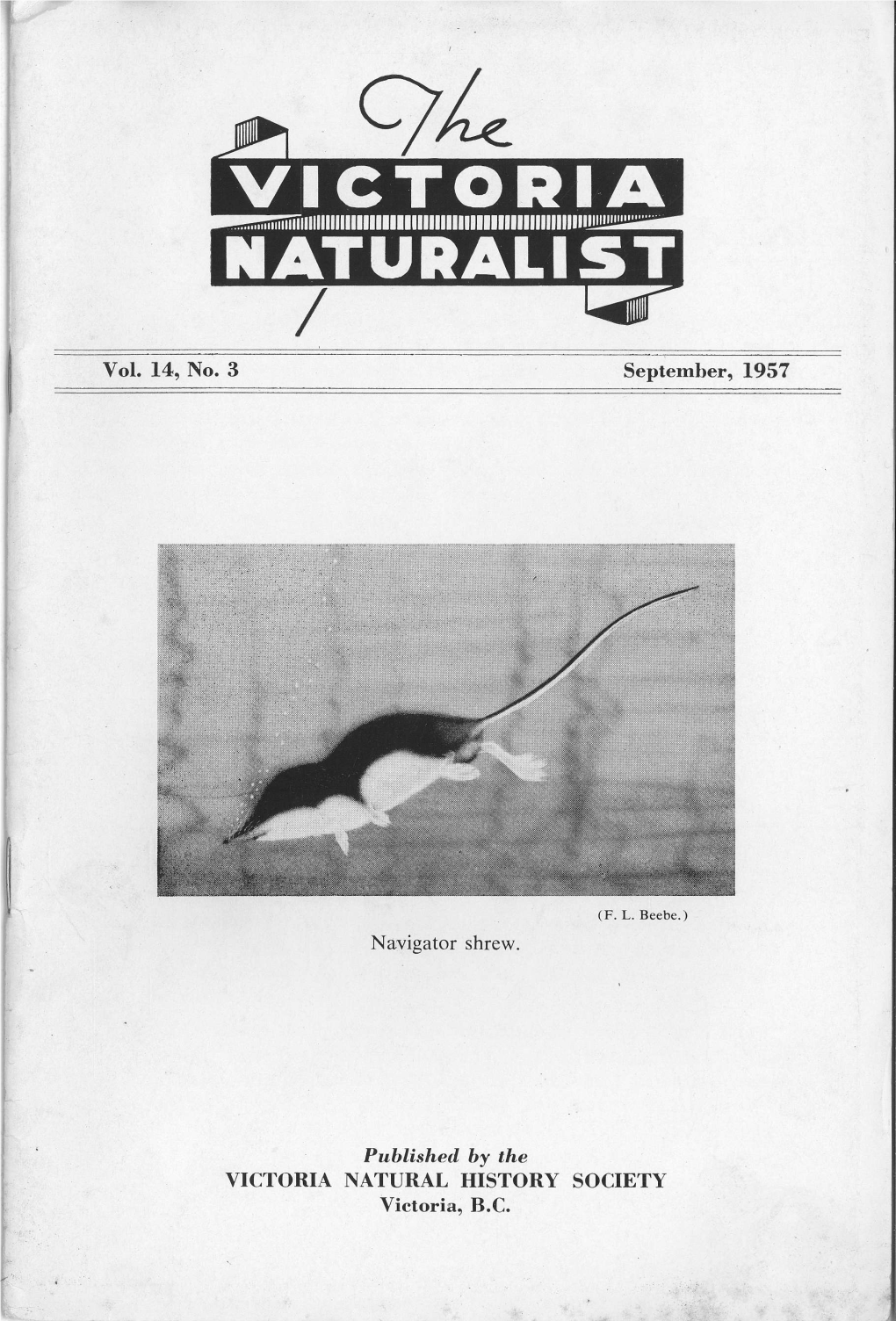 The Victoria Naturalist – 1957