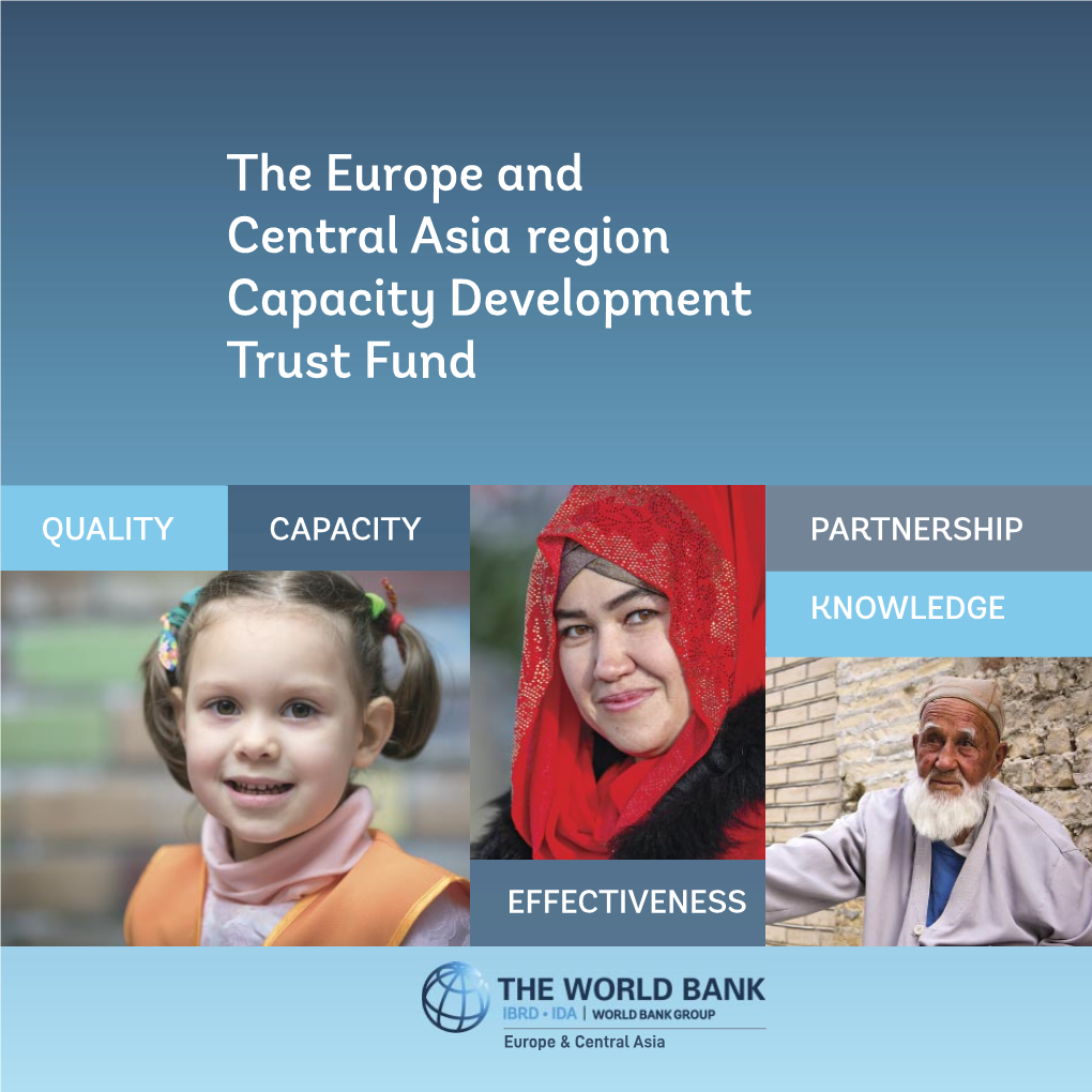 The Europe and Central Asia Region Capacity Development Trust Fund