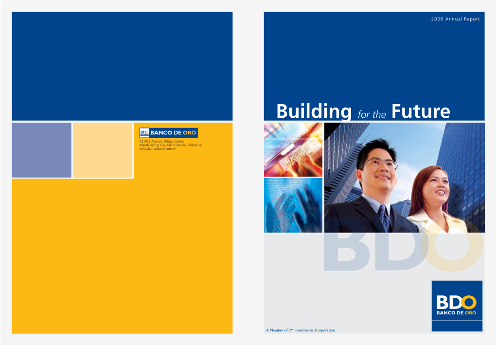 2006 BDO Annual Report Description : Building for the Future