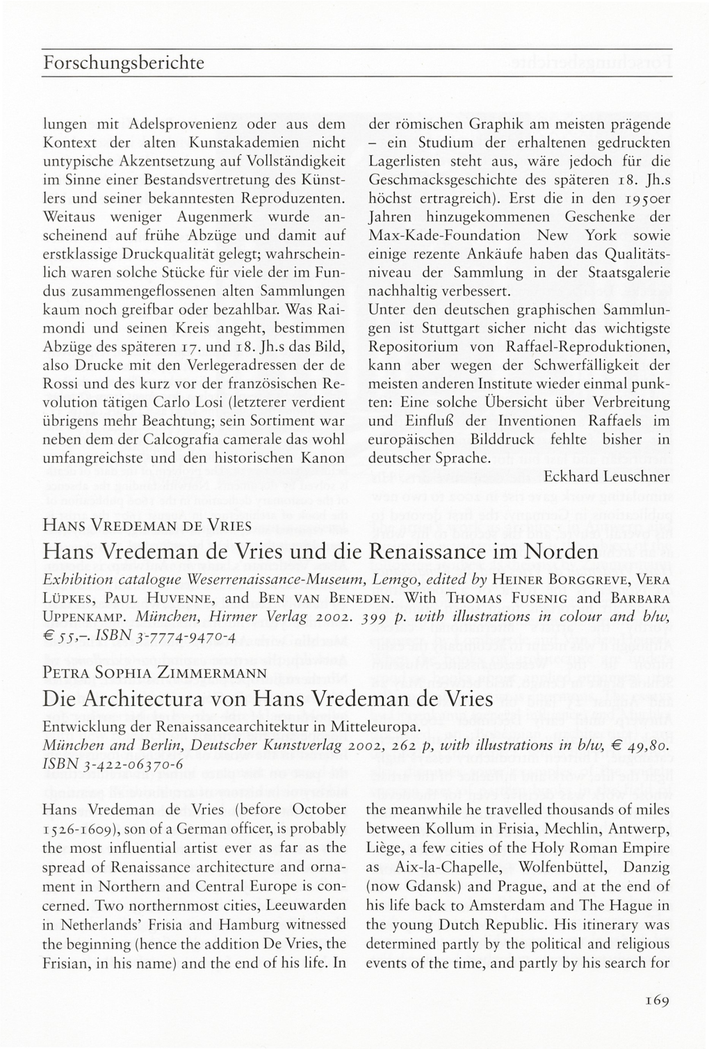 Hans Vredeman De Vries Und Die Renaissance Im Norden Die