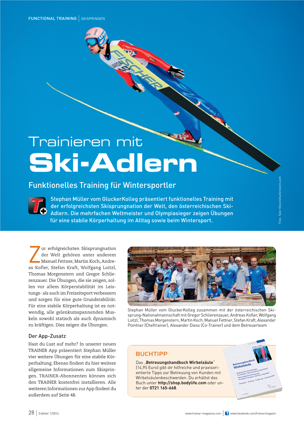 Ski-Adlern Funktionelles Training Für Wintersportler