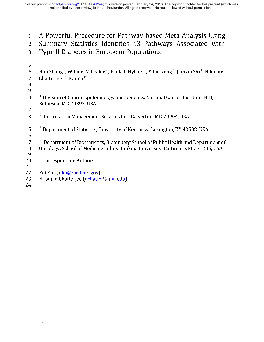 Downloaded Definitions for 4,716 Human and Murine (Mammalian) Pathways