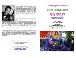 Concert Program