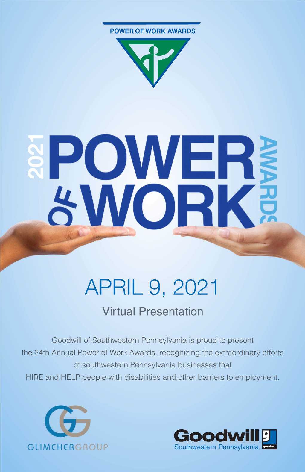 APRIL 9, 2021 Virtual Presentation