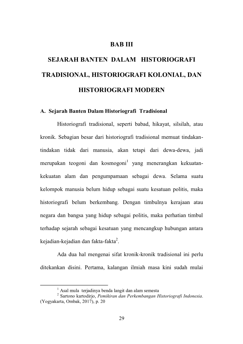 Bab Iii Sejarah Banten Dalam Historiografi Tradisional