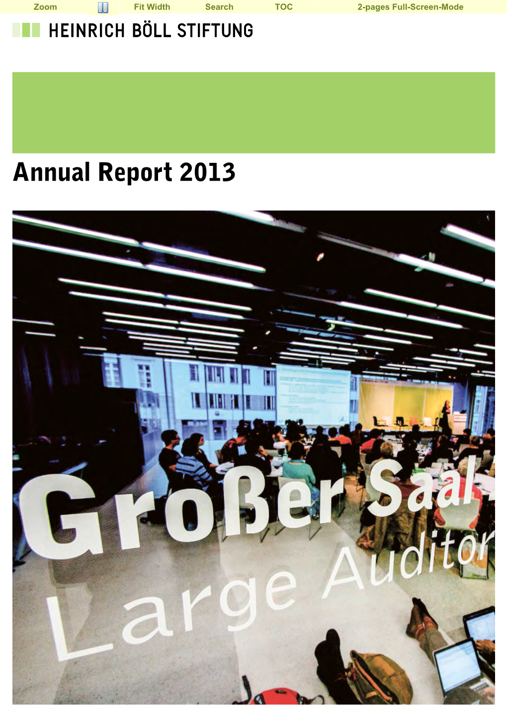 Boell-Foundation: Annual Report 2013