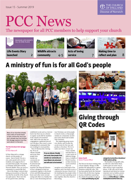 A Ministry of Fun Is for All God's People Giving Through QR Codes