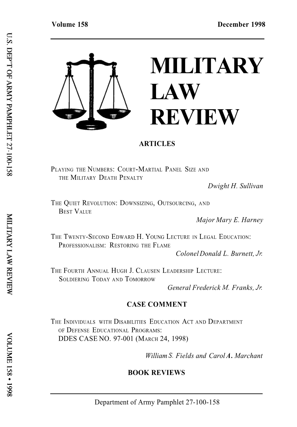 Military Law Review