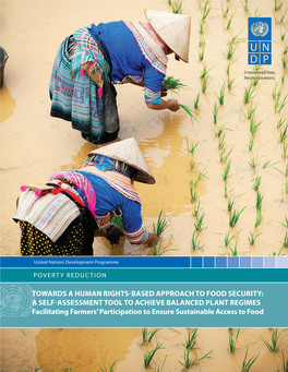 Towards a Human Rights-Based Approach to Food Security: a Self