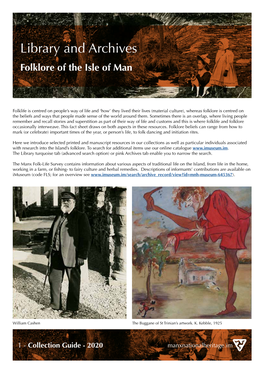 Folklore of the Isle of Man