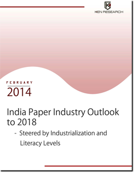 India Paper Industry Outlook to FY'2018