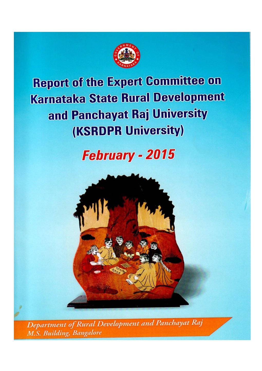 Report of the Expert Committee on Karnataka State Rural