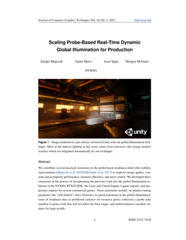 Scaling Probe-Based Real-Time Dynamic Global Illumination for Production