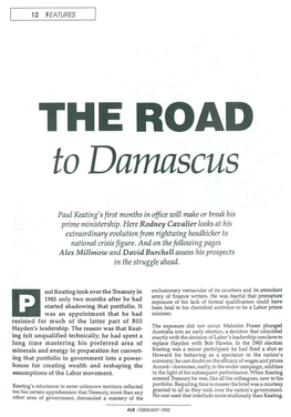 THE ROAD to Damascus