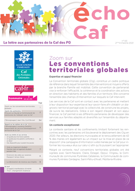 Les Conventions Territoriales Globales