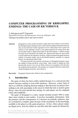 Computer Programming of Kriegspiel Endings: the Case of Kr Versus K
