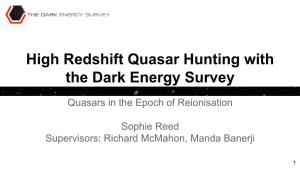 High Redshift Quasar Hunting with the Dark Energy Survey