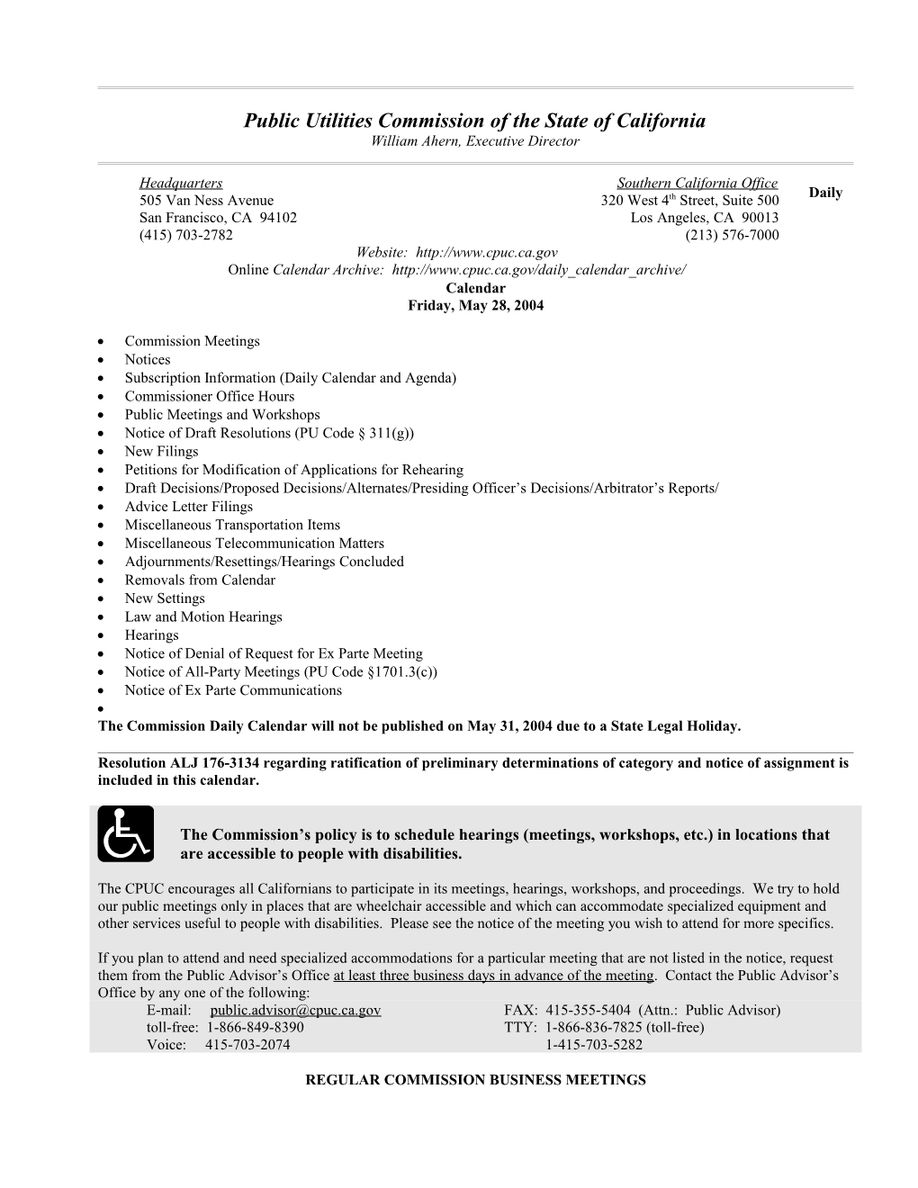 Public Utilities Commission of the State of California s102