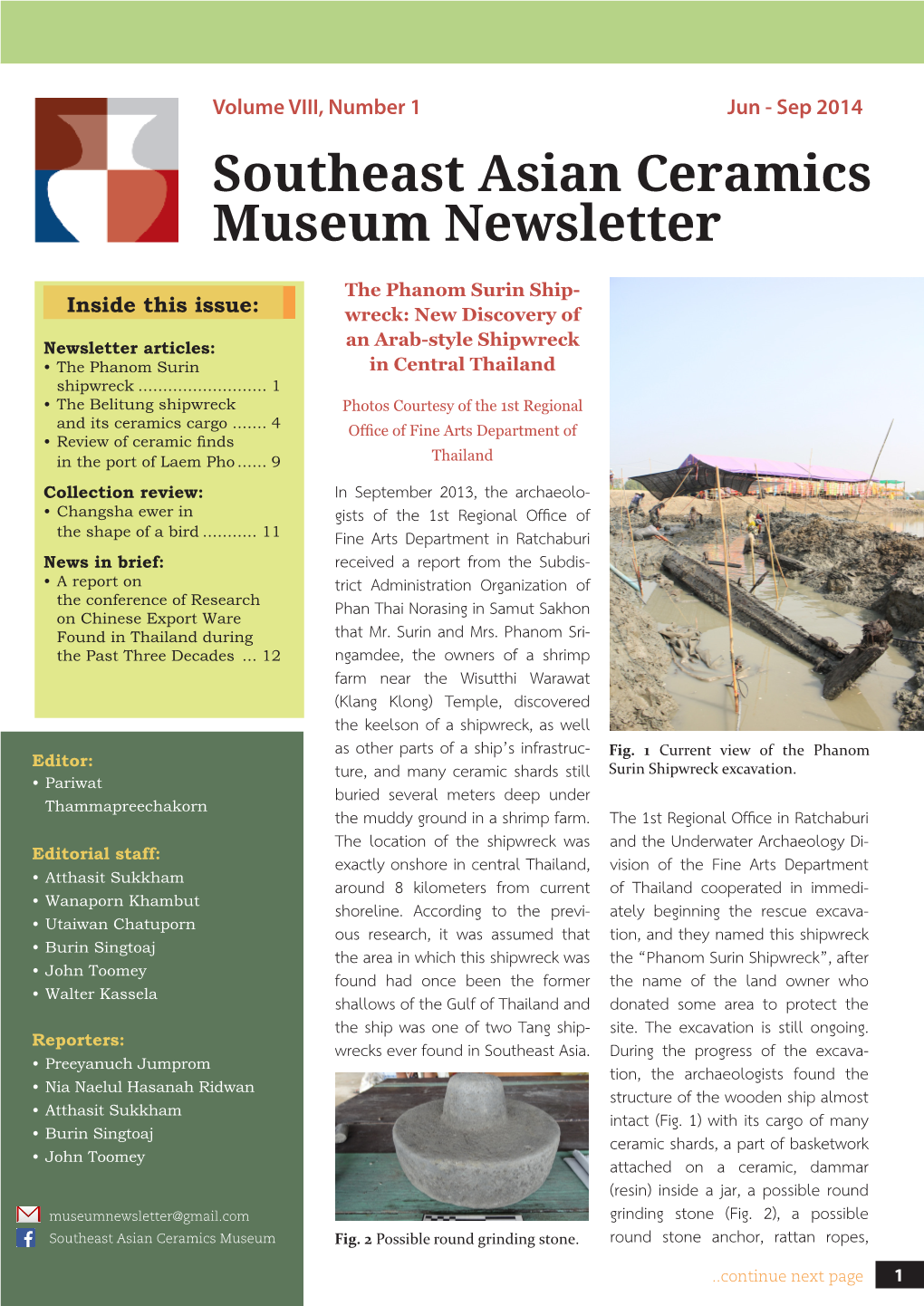 Southeast Asian Ceramics Museum Newsletter