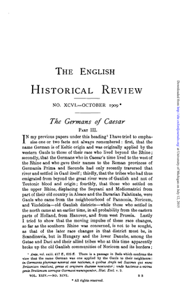 The English Historical Review