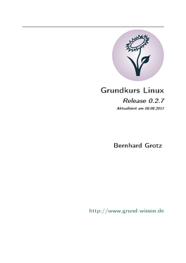 (PDF) Grundkurs Linux