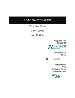 Road Safety Audit