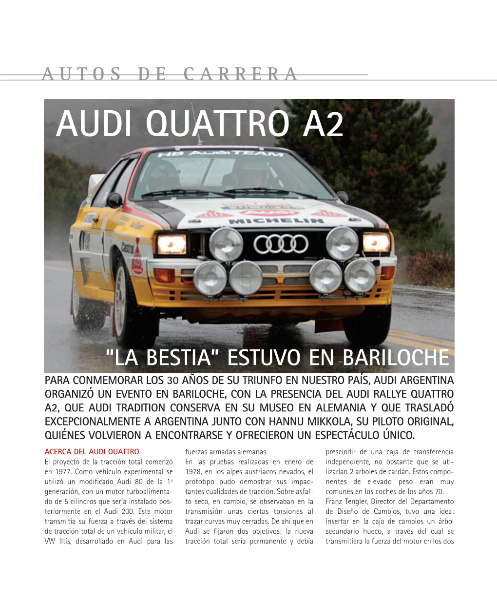 Audi Quattro A2