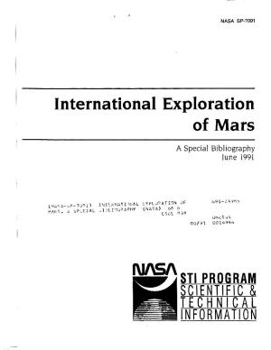 International Exploration of Mars