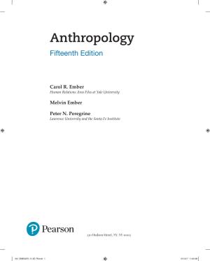 Anthropology Fifteenth Edition