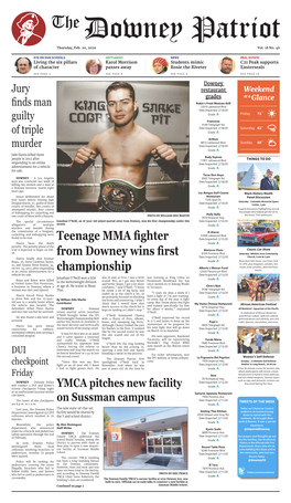 Teenage MMA Fighter from Downey Wins First Championship