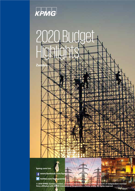 Zambia: 2020 Budget Highlights