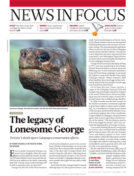 The Legacy of Lonesome George