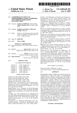 (12) United States Patent (10) Patent No.: US 6,403,645 B2 Schildkraut Et Al