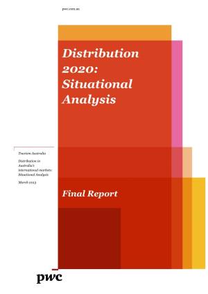 Distribution 2020: Situational Analysis