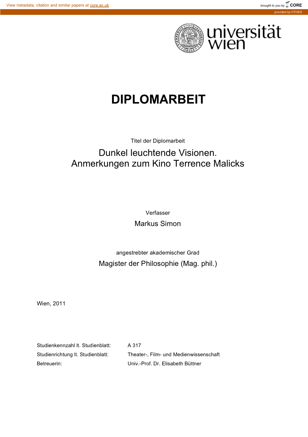 Diplomarbeit