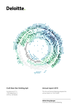 Craft Beer Bar Holding Aps Annual Report 2019