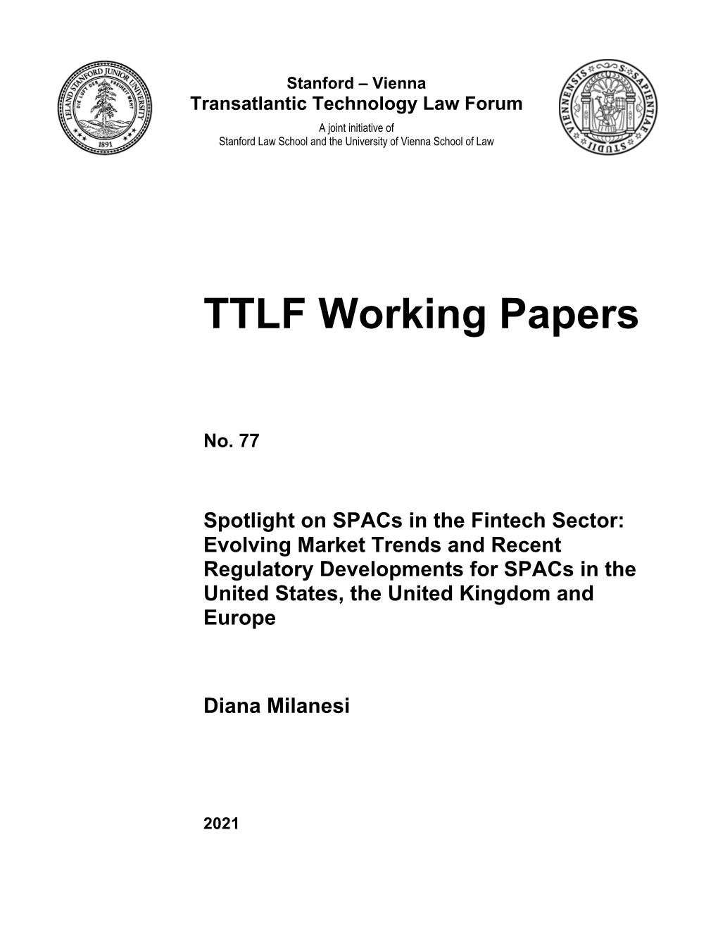 Diana Milanesi TTLF Working Paper (August 2021)