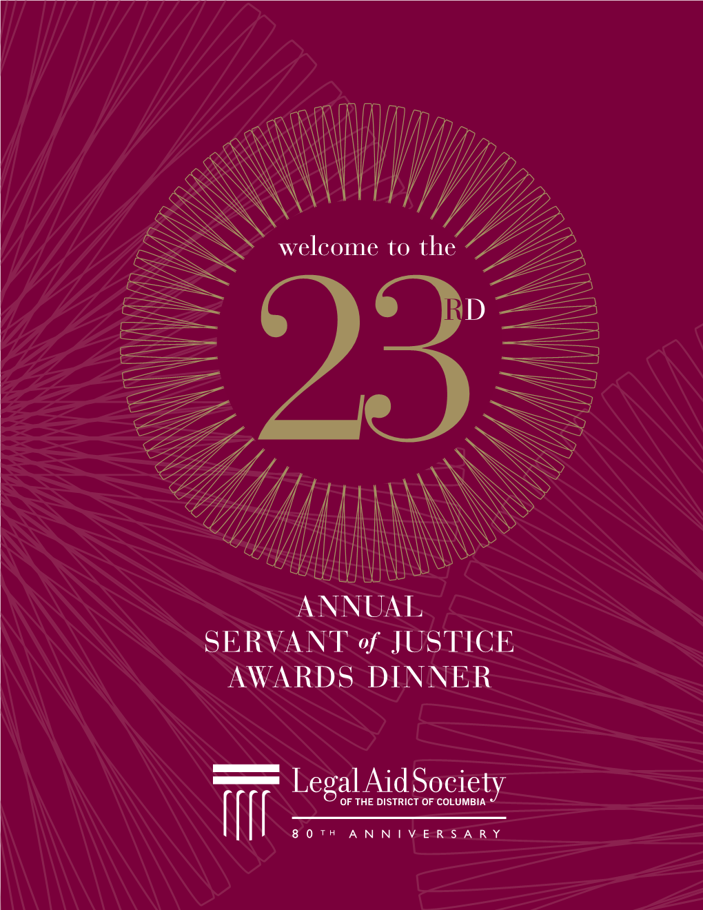 ANNUAL SERVANT of JUSTICE AWARDS DINNER RD