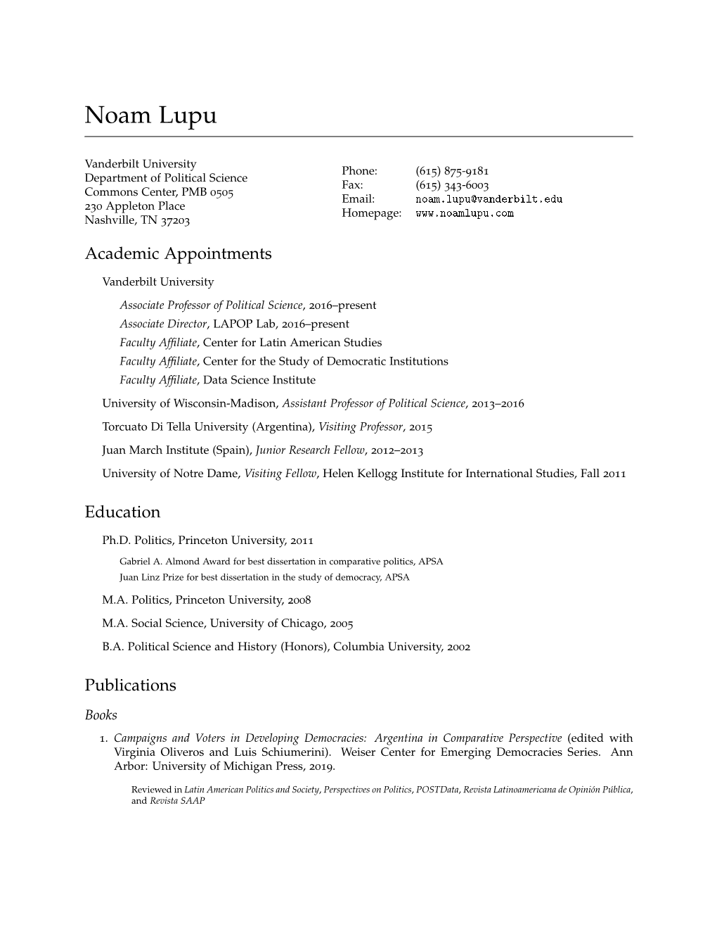 Curriculum Vitae