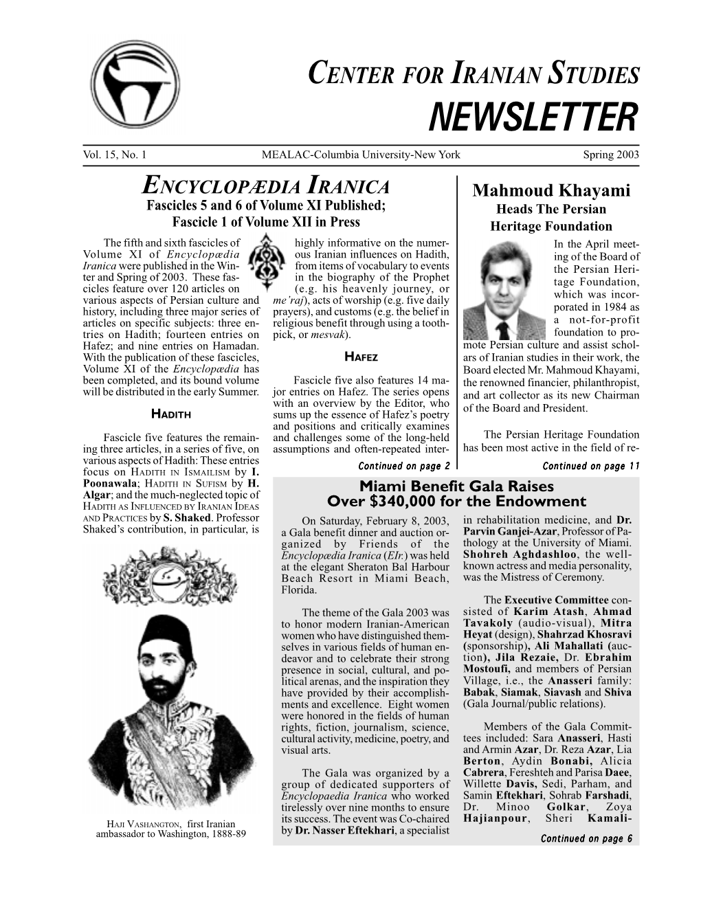 CIS Newsletter 15.1 In