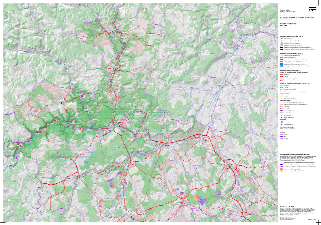 Regionalplan 2020 - Entwurf Zur Anhörung