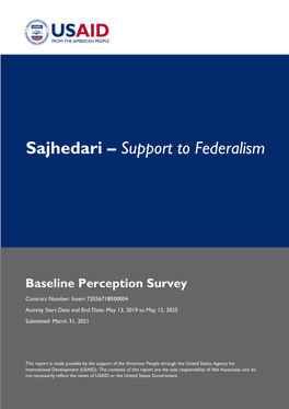 Baseline Perception Surveysajhedari