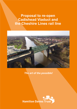 Cadishead Viaduct and the Cheshire Lines Rail Line